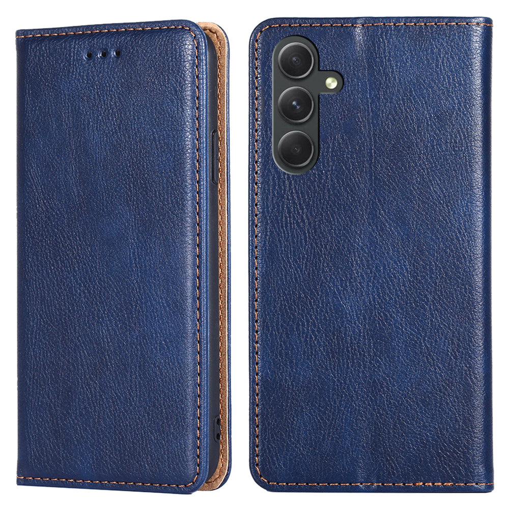 Peněženka pro Samsung Galaxy A54 5G jednobarevné pouzdro na telefon PU kožený magnetický zavírací stojánek Peněženka pro Samsung Galaxy A54 5G jednobarevné pouzdro na telefon PU kožený magnetický zavírací stojánek